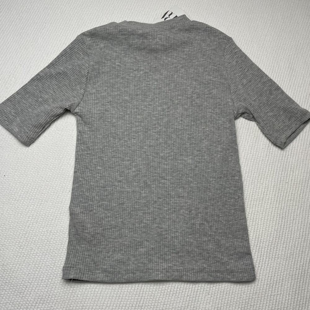 Zara Ribbed Tee - Picture 2 of 3